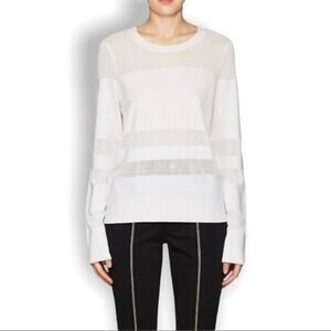 Rag & Bone Vivi Crew Neck Ivory Merino Wool Sweater Size X-Small
